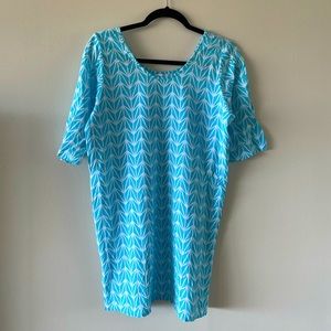 Ava Sky - Fighting Eel Short-sleeve Dress (XS)